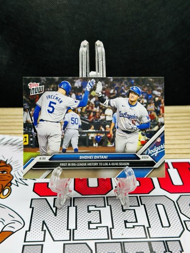 Shohei Ohtani 2024 TOPPS NOW 616 First in MLB History with 43/43 Season