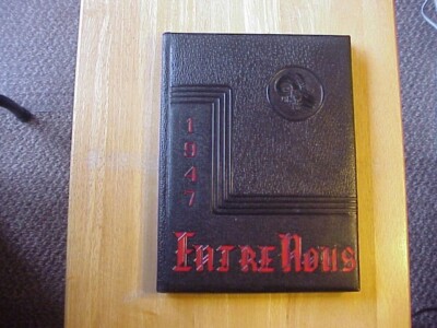 1947 Entre Nous / Navarre High School Yearbook / Ohio / Free Shipping!