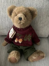 Retired Boyds Bear TJs Best Dressed Collection 14” Braden Oakley Org Tag Autumn