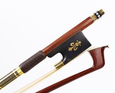Violin Bow 4/4 Full size Brazilwood Bow ebony frog Straight Advance Horse Hair