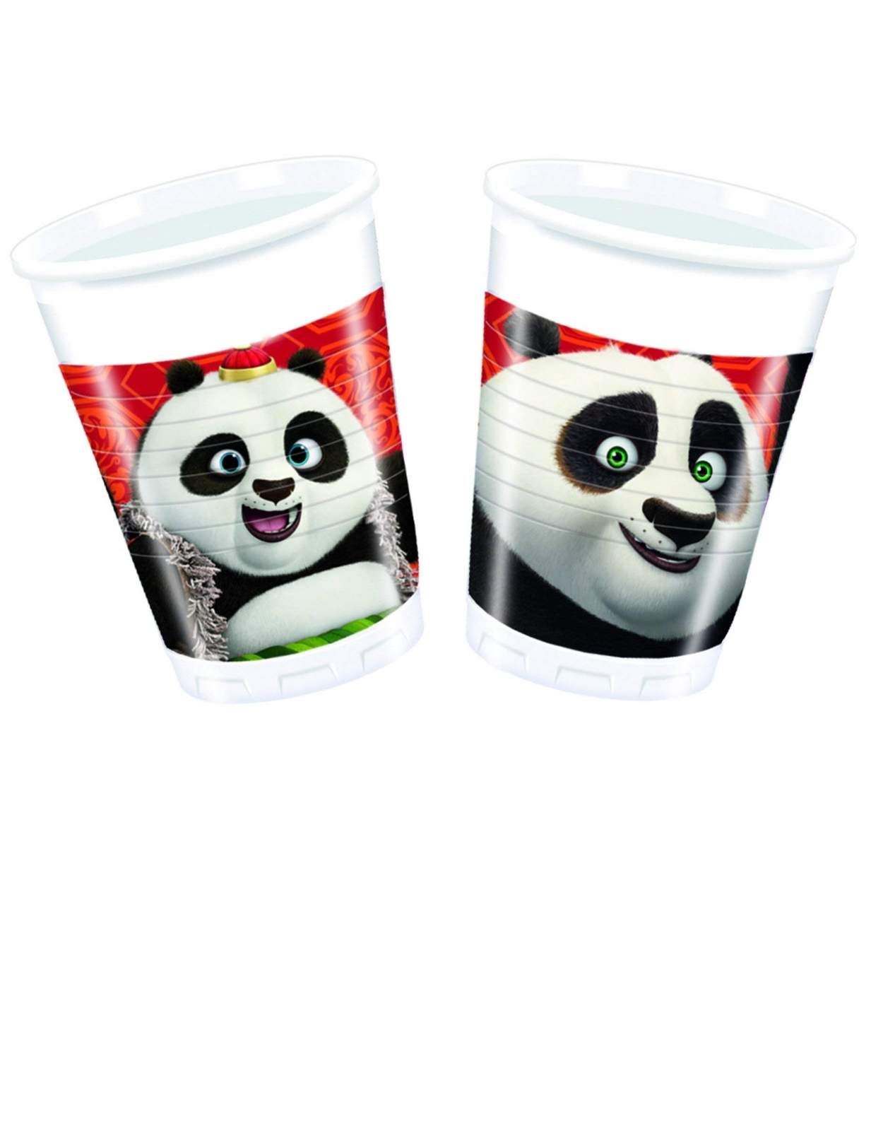 Пластиковые стаканчики КУНГ-ФУ ПАНДА 200 мл