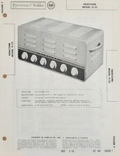 SAMS PHOTOFACT SERVICE MANUAL 390-7 NEWCOMB MODEL H-25