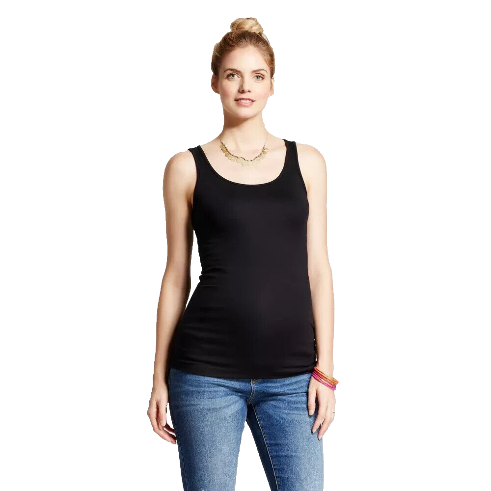 Isabel Maternity Black XS Nursing Tank Top by Ingrid & Isabel-image