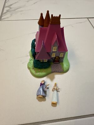 Polly Pocket Disney Cinderella's Stepmother's House COMPLETE Tiny Collection