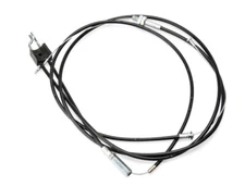 Bowden cable set: throttle cable and clutch cable for Einhell Asgatec Rotenba...