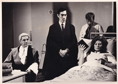 Original Press Photo BBC The Visitor Veronica Strong & Fulton Mackay 20.1.1969