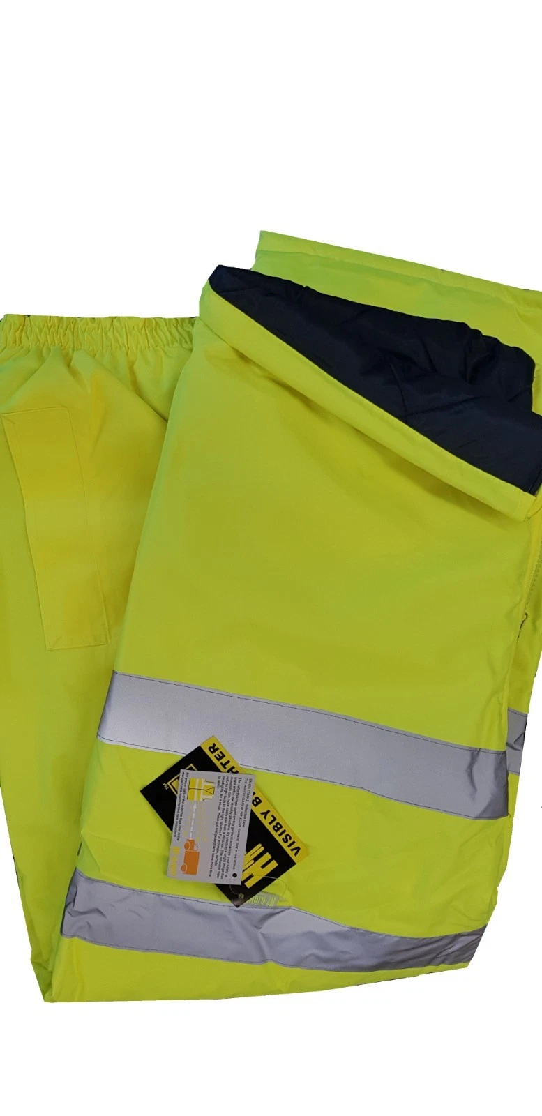 Men Hi-Vis Protective Reflective Workwear Padded Waterproof Trouser/Bottom S-3XL