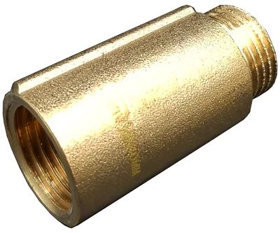 INVENA 1/2" BSP (15mm) Pipe Thread Extension Female x Male Cast Iron Brass 10-70mm Long