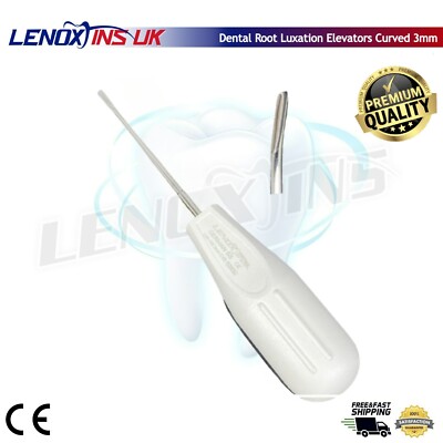 Dental Luxating Aufzüge gebogen 3mm, hochwertige deutsche SS, zahnärztliche Instrumente