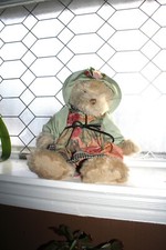 Russ Brand Miss Mayberry Teddy Bear Dress Ribbon Hat Flowers