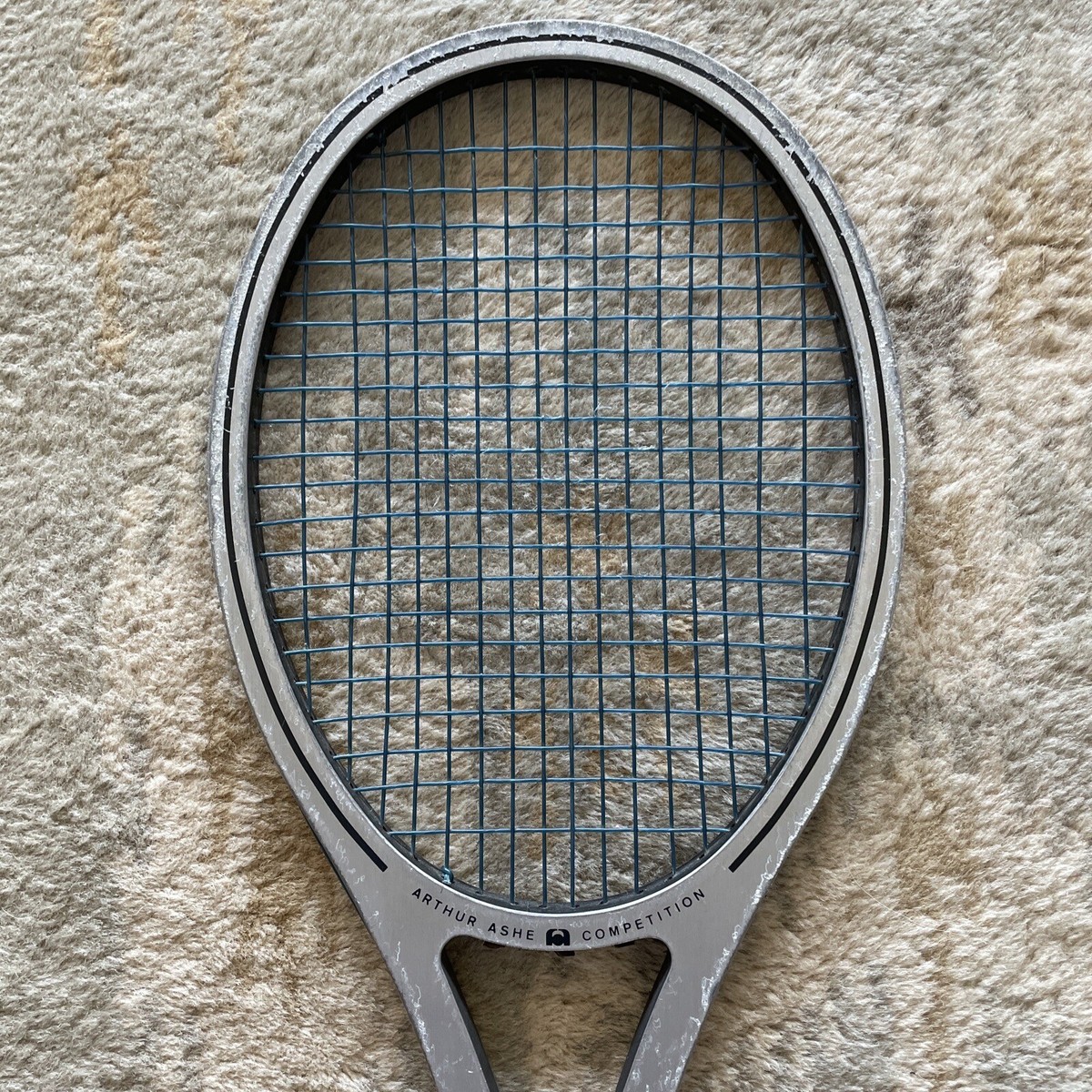 Vintage AMF Head Arthur Ashe Competition 1 Metal Tennis Racket 4 5