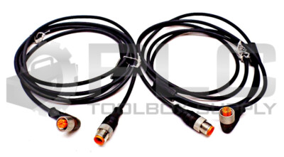 LOT OF 2 NEW LUMBERG RST 3-RKWT/LED A 4-3-224/2M CABLE 2M RST3RKWTLEDA432242M
