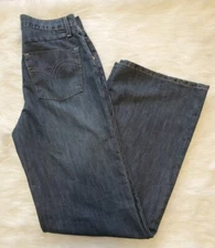 FDJ FRENCH DRESSING JEANS Retro Hipster High Waist Wide Leg Size 4 (28 x 33)   