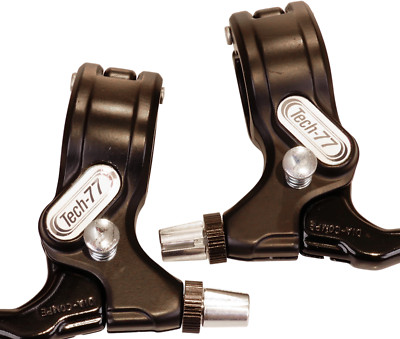 Dia-Compe Tech 77 BMX bicycle brake lever decals stickers (PAIR) WHITE
