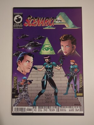 SCENARIO A #1 Antarctic Press 1998 Nice Comic Book !