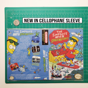 The Simpsons Bart vs The Space Mutants 8x12 inch metal wall sign retro NES game