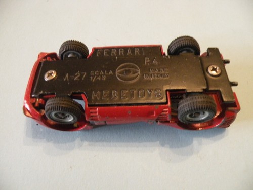 MEBETOYS FERRARI P4 (COD. A-27) - CONDIZIONI BUONE SCALA 1:43 - Foto 2 di 2