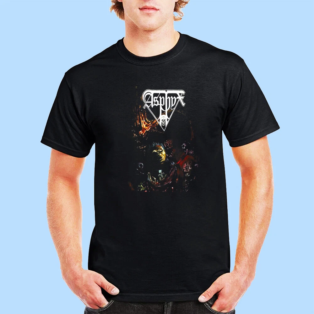 NWT Asphyx Embrace The Death Tshirt Black Size S 5XL
