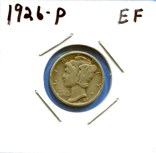 W@W 1926-P MERCURY DIME!!!! ( Nice Coin !!!!) EF !!!!!