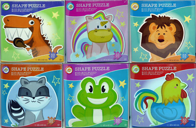 Tier-Formpuzzle / Animal Shape Puzzle - ca 45x40cm / 53 Teile - Auswahl