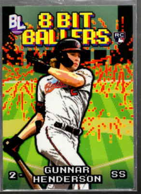 B5252- 2023 Topps Big League 8-Bit Ballers #8B9 Gunnar Henderson - NM-MT *ROOKIE