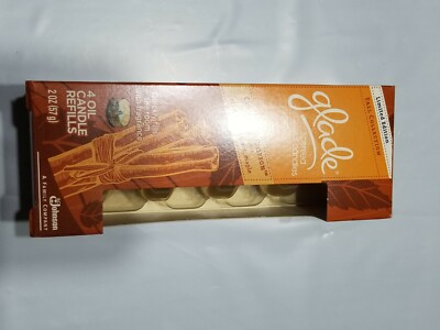 Glade scented oil candles refills Limited Edition Cinnamon Chiffon 24 RARE