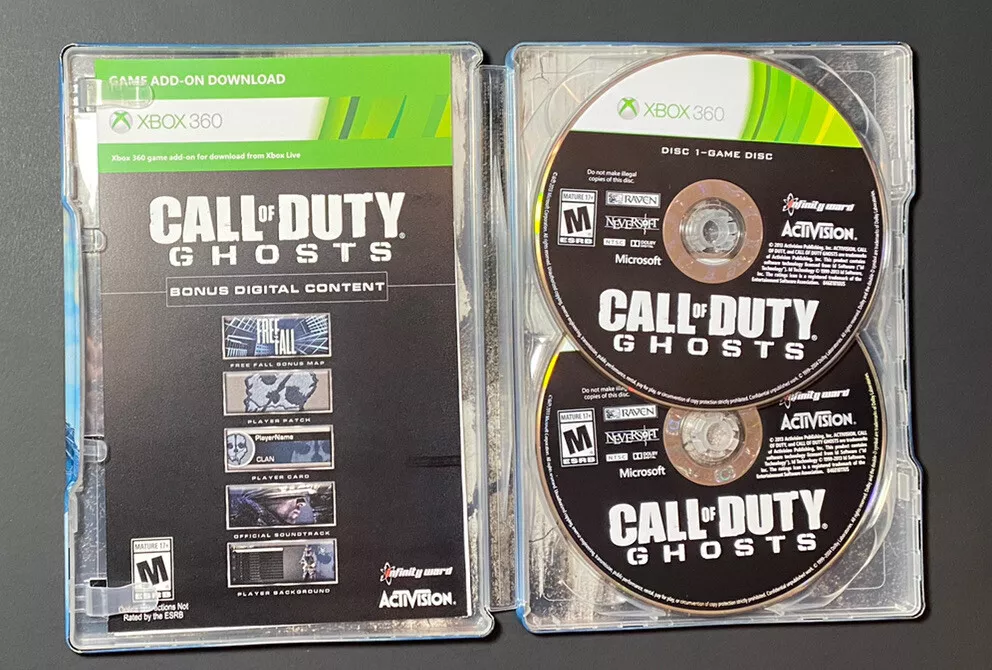 Call of Duty Ghosts [ Limited Edition STEELBOOK ] (XBOX 360) USED