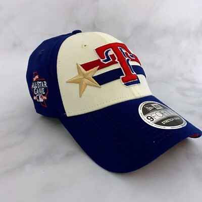 New Era Texas Rangers 2024 MLB All Star Game 9TWENTY Adjustable Cream Hat NWT