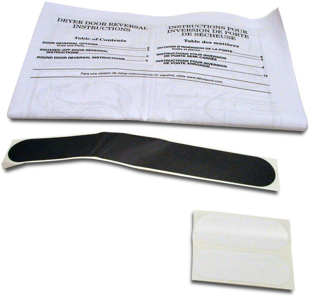 ✅OEM Whirlpool W10277499 Dryer Door Kit WPW10277499