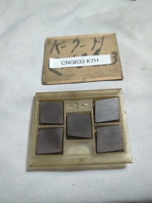 NOS 5 pcs.  CNG 633   Kennametal Repack Some Grease  K7H Carbide Inserts (B2)