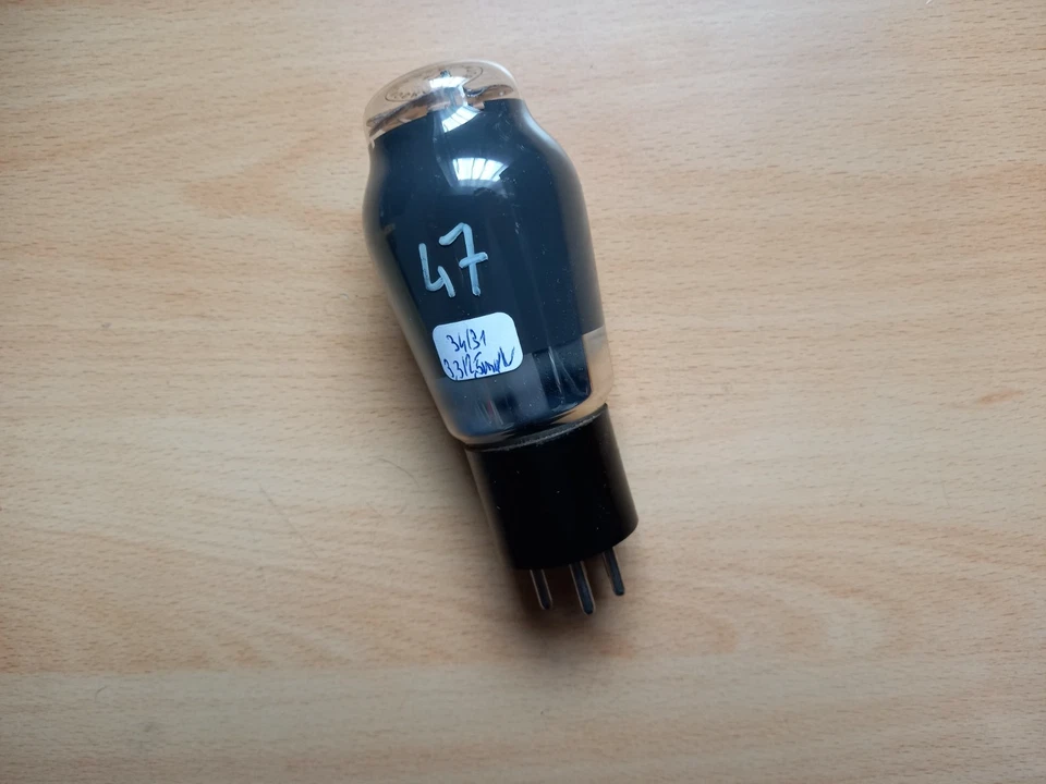 Tungsram 47 TUBE LAMPE TSF Testé 34/31ma 3,3/2,5ma/V (Métrix U61B) - Photo 1/1