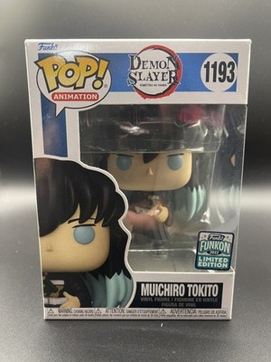 Funko Pop! Demon Slayer Muichiro Tokito #1193 2022 Funkon Exclusive w/protector