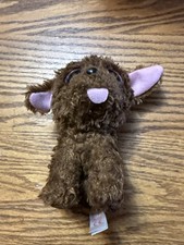 TY Beanie Boos  Maddie  the Brown Puppy Dog w/ Pink Bow 6  Small 2015