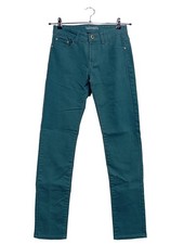 MBS FASHION Pantalone jersey Donna Pantalone Taglia IT 40 turchese stile casual