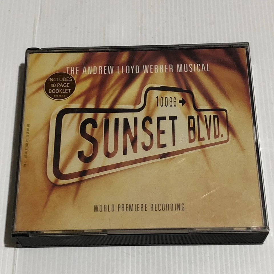 Sunset Boulevard Soundtrack Andrew Lloyd Webber CD 1993 World Premier Recording - Image 2 of 4