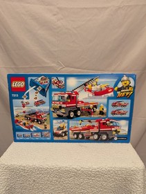 Lego City Off-Road Fire Truck & Fireboat Set #7213 NIB VINTAGE