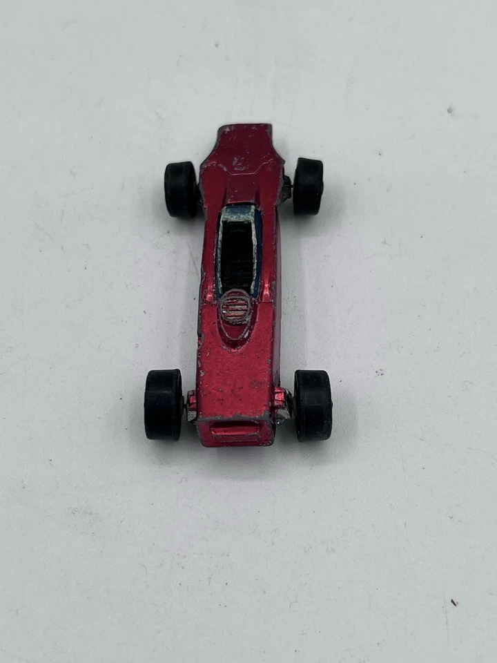 Hot Wheels Redline Lotus Turbine Car 1969 Red Made In Hong Kong - Image 4 of 4