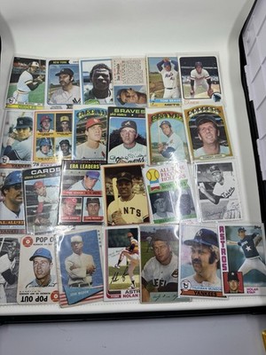 Vintage Topps Lot (150+) 1960 1970 1980 Ryan Seaver Aaron Carew Mays Simmons +
