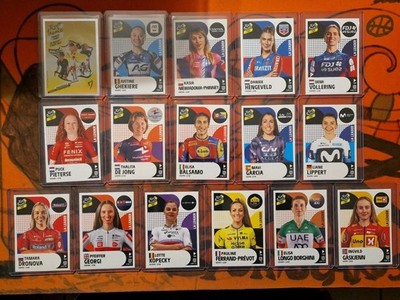 2025 Panini TOUR DE FRANCE Sticker Collection Femmes LA LEADER #352-367 LOTof 16