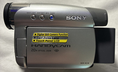 Sony DCR-HC36 Digital Mini DV NTSC Camcorder Record Transfer Play TESTED Bundle