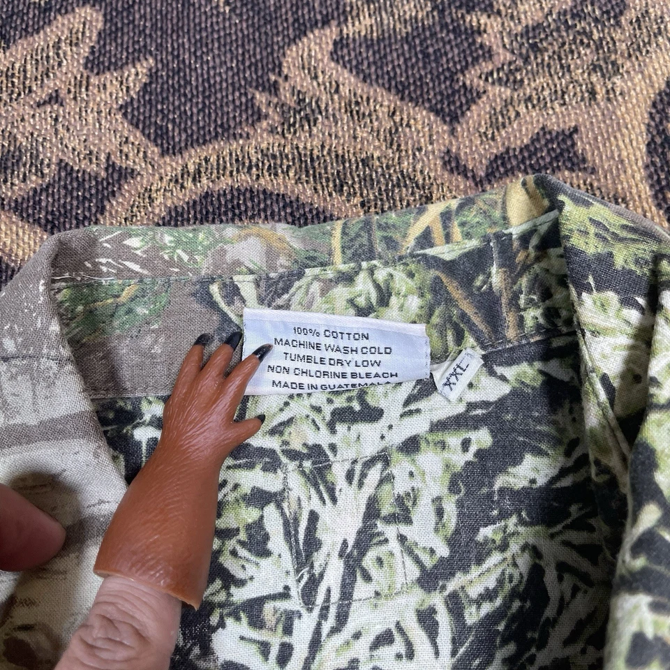 VTG SHE Safari Realtree AP Camo Hunting Shirt Women's XXL Button Up - Image 4 of 4