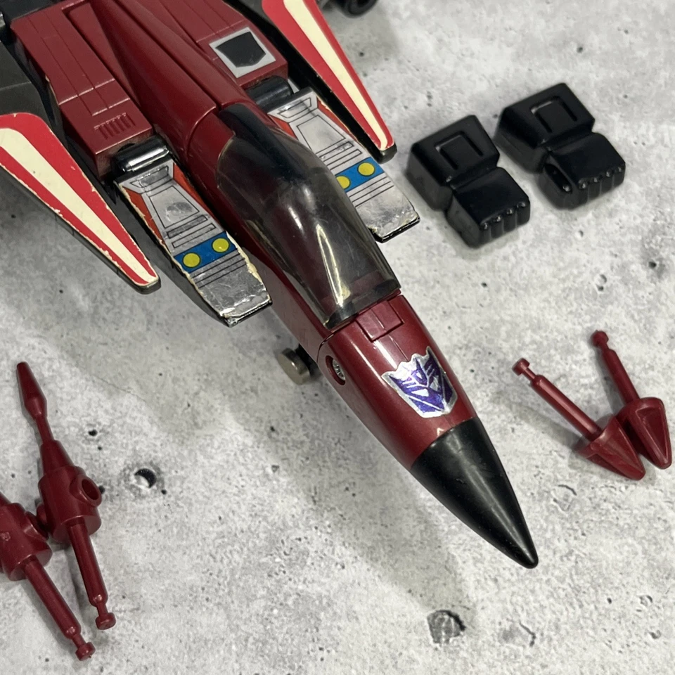 De colección G1 Transformers 1985 Empuje - Completo Hasbro Seekers Decepticon Foto 2 de 4