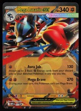 Mega Lucario ex 012 ME: Mega Evolution Promo Holo Promo NM/M Pokemon Graphics