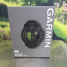 Garmin Instinct 3 Rugged GPS Outdoor Smart Watch AMOLED Display