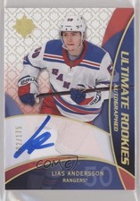 2018-19 Ultimate Collection 2008-09 Retro Rookies 2/175 Lias Andersson Auto 0cv