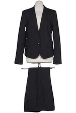 Comma Anzug Damen Kostüm Set Zweiteiler Gr. EU 40 Baumwolle Marineblau #z3yhzil