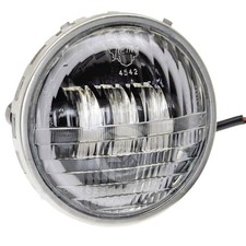 FARO A LED VESPA 50 R L N FANALE ANTERIORE TONDO VETRO SIEM d. 105mm