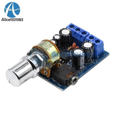 TDA2822M Mini 2.0 Channel 1W×2 Stereo Audio Power Amplifier Board DC 5V 12V CAR 