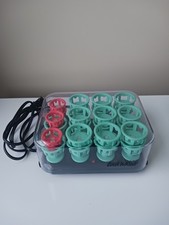 Vtg Clairol Lock 'n Roll Hot Rollers Hair Curlers BT-1 Pagent 24 Spoolies 2 Size