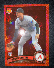 2021 Topps Archives Pavin Smith Red Hot Foil SP /50 RC #247 Diamondbacks MLB